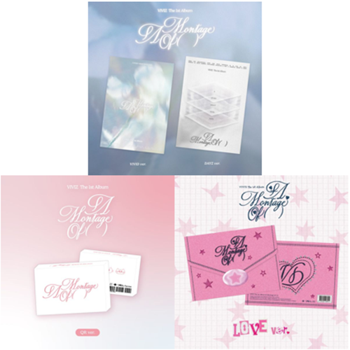 [全款 裸专] [一键毕业] [4CD] [Ktown4u Special Gift] VIVIZ - The 1st Album ‘A Montage of ( )' (DAYZ Ver. + VIVID Ver. + QR Ver. + LOVE Ver.)_丁恩妃吧_EunhaBar 