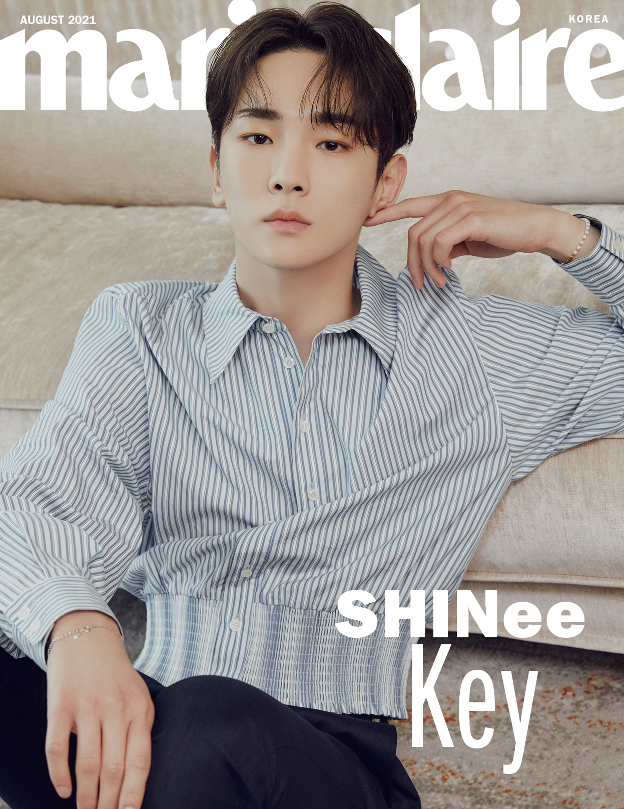 [全款] Marie claire 2021.08 (Cover : SHINee  Key)_KeysNote笔记站