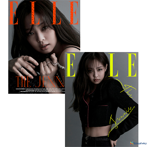 [全款] ELLE 2021.08 (Cover : Jennie / Content : Jennie 12p)_JENNIE吧官博