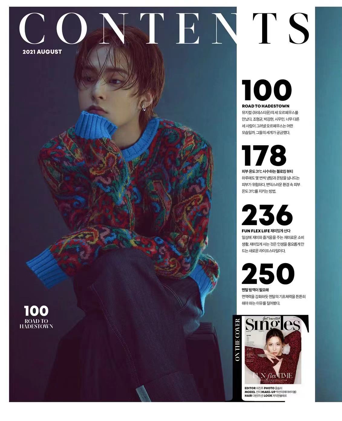 [全款] Singles 2021.08 (Content : EXO Xiumin)_EXO吧