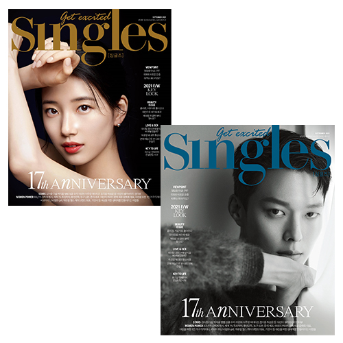 [全款] Singles 2021.09 (Cover : 裴秀智，张基龙) *封面随机 _张基龙中文站