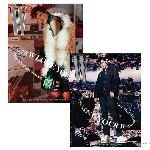 [全款] W KOREA 2021.12 AB Type(Cover : EXO KAI / Content : EXO KAI 8p, SEHUN 8p)_EXO吧