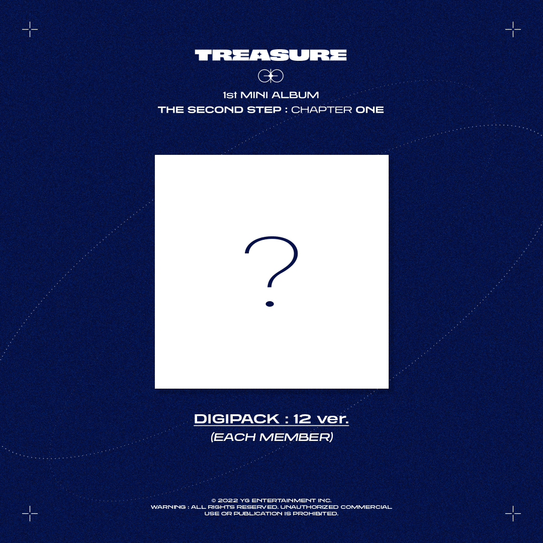 [全款 单封裸专 （2/21早上07点截止）] TREASURE - 1st MINI ALBUM [THE SECOND STEP : CHAPTER ONE] (DIGIPACK Ver.) _TREASURE盒首