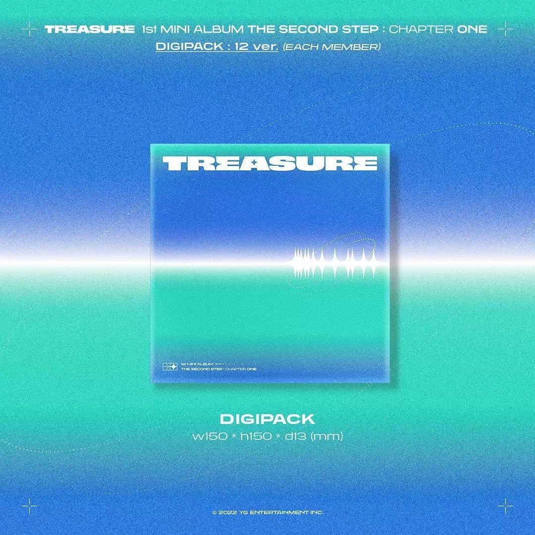 [拆卡专 第二批（2/21早上07点截止）] TREASURE - 1st MINI ALBUM [THE SECOND STEP : CHAPTER ONE] (DIGIPACKE Ver.)_朴志焄POCHA中文站