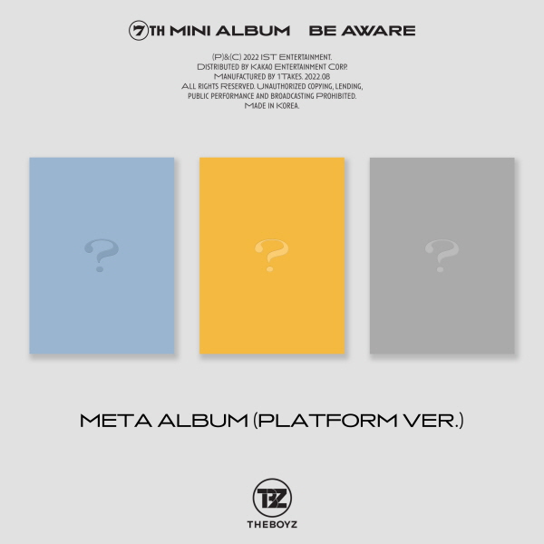 [拆卡专] THE BOYZ - Mini Album Vol.7 [BE AWARE] META ALBUM (Platform Ver.) (Random Ver.)_金泳勋吧_YoungHoonBar
