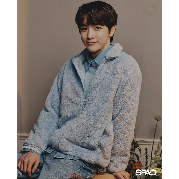 [SPAO] (NCT SUNGCHAN)(Gift-1Set of 2 Photo Cards) Basic Furfleece Zip-Up [12colors][CN]_成灿_SungChanCastle