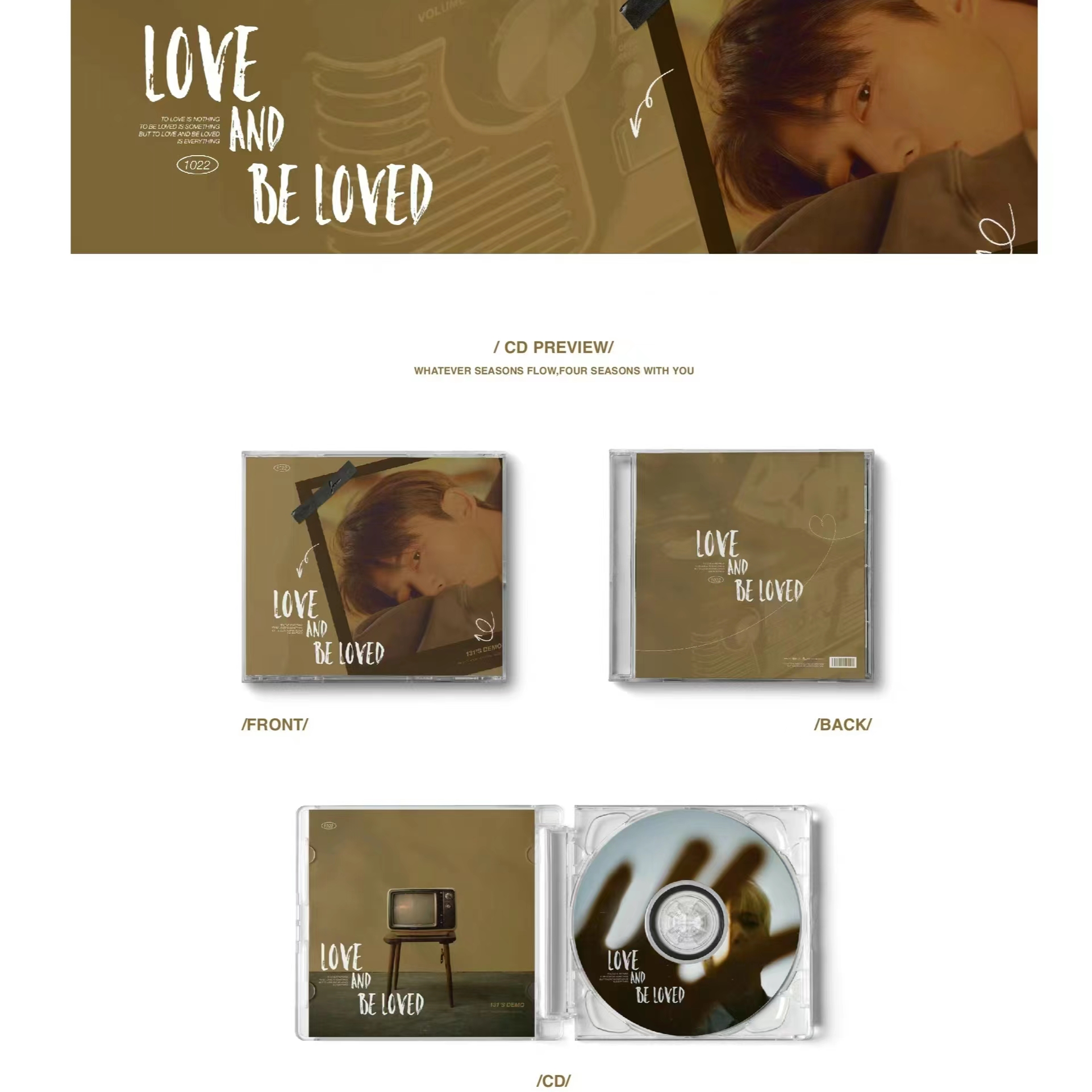 [全款 概念CD特典 第二批(截止到11月24日早7点)] B.I - [Love or Loved Part.1] (随机版本)_金韩彬吧