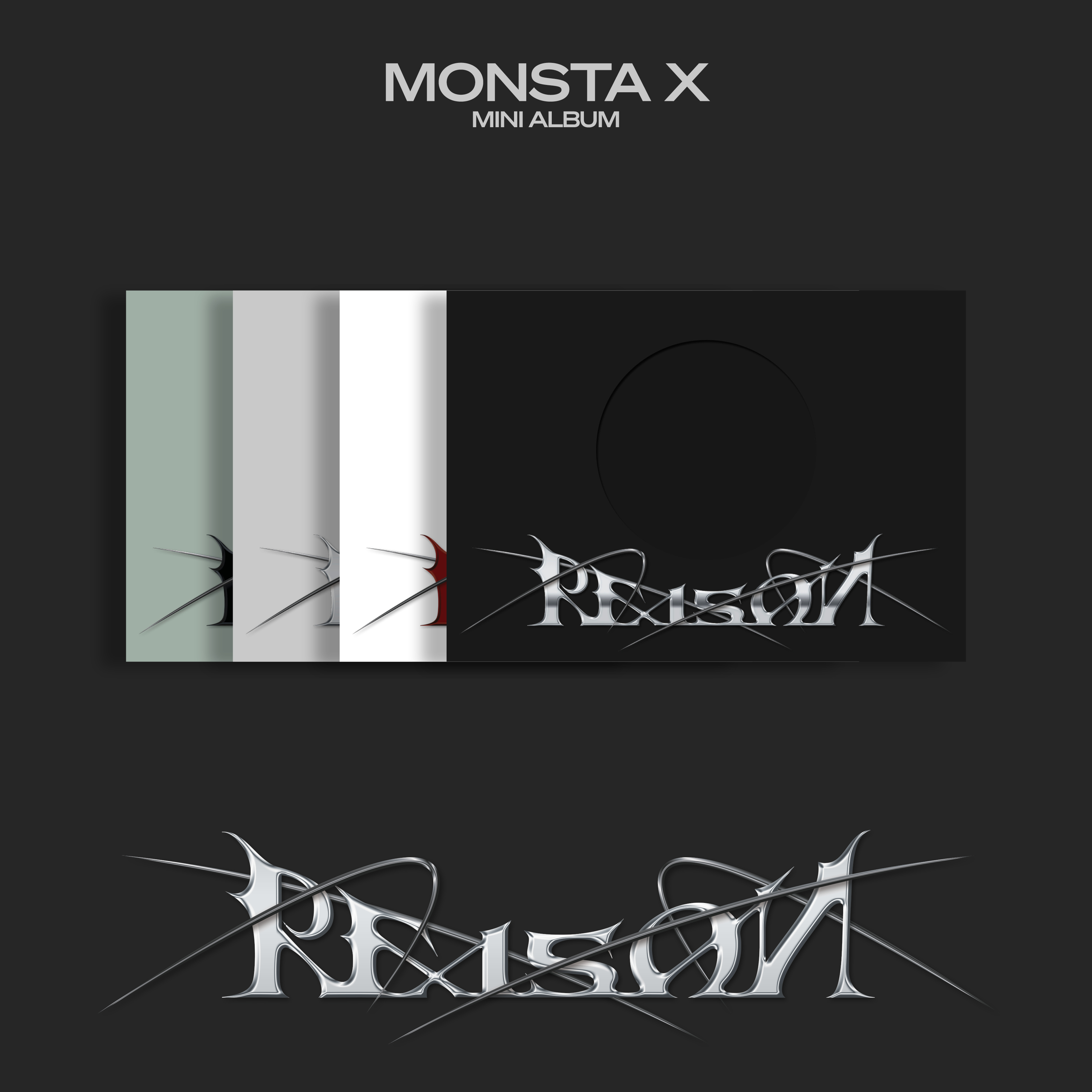 [全款 裸专][4CD 套装] MONSTA X - 迷你12辑 [REASON]_KiYoo_刘基贤中文首站