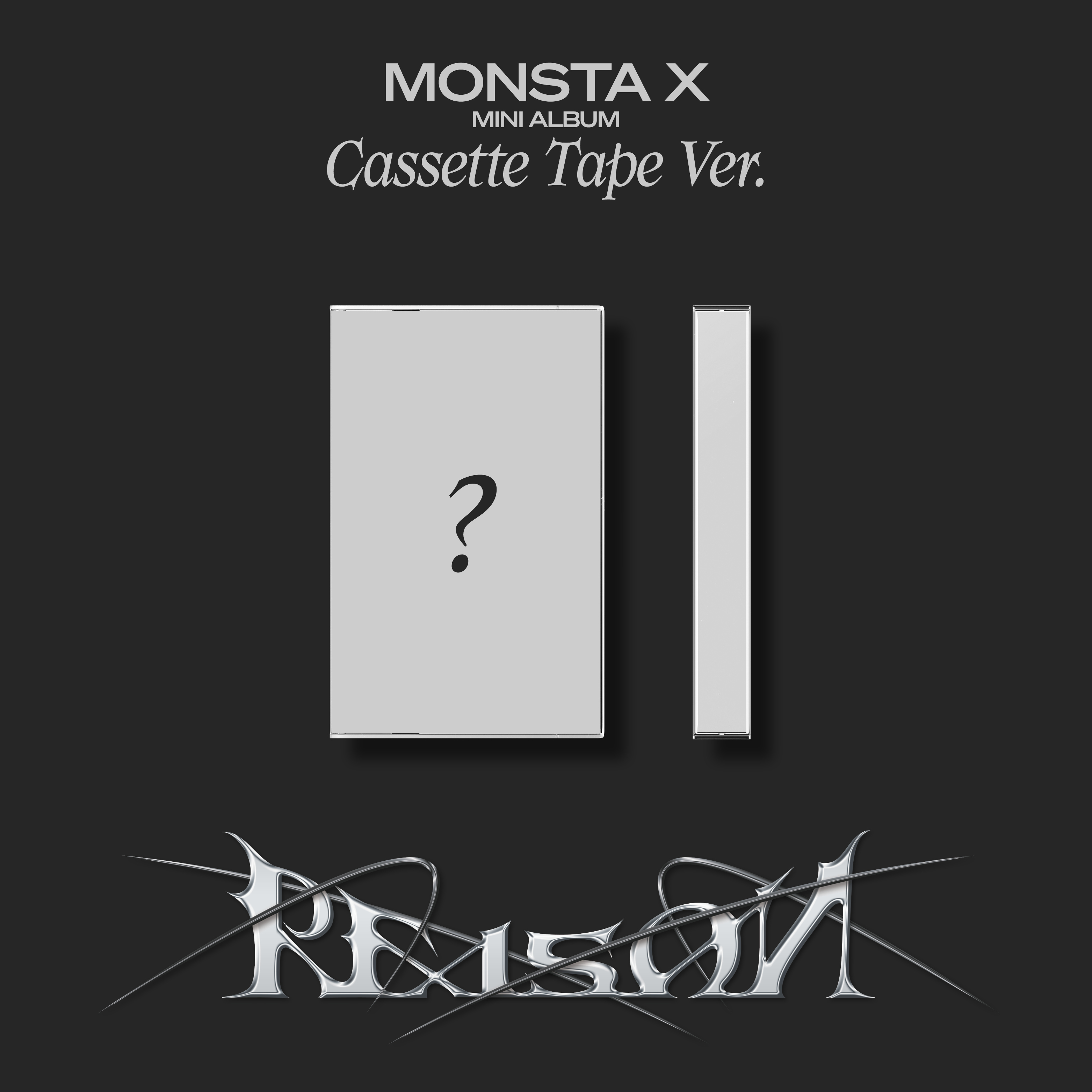 [拆卡专] *请备注微博ID MONSTA X - 12th Mini Album [REASON] (Cassette Tape Ver.)_Jooheonbar_李周宪吧