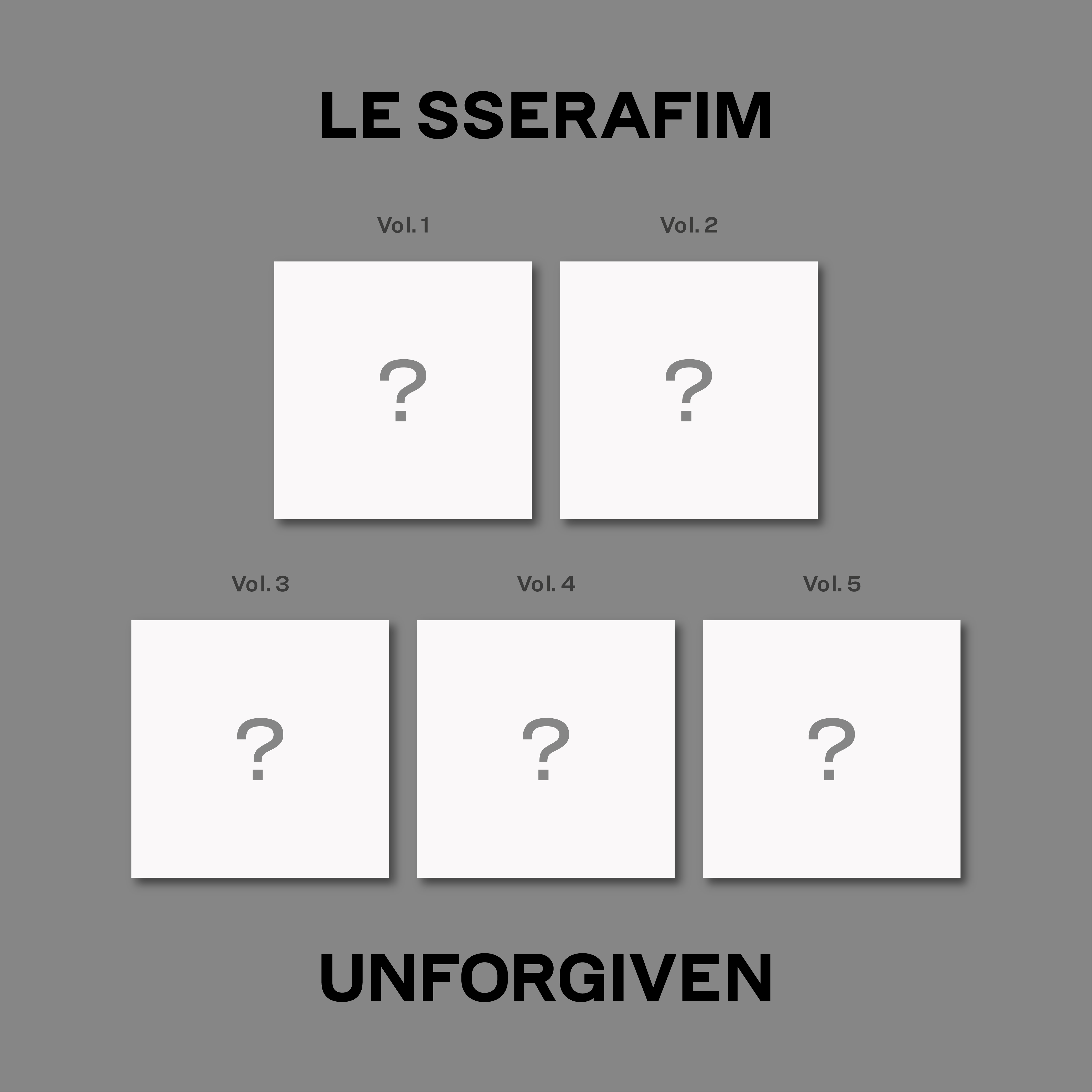 [拆卡专 第二批 截止至5.8 早7点] LE SSERAFIM - 1st Studio Album [UNFORGIVEN] (COMPACT Ver.) _洪恩採_RubyPrincess