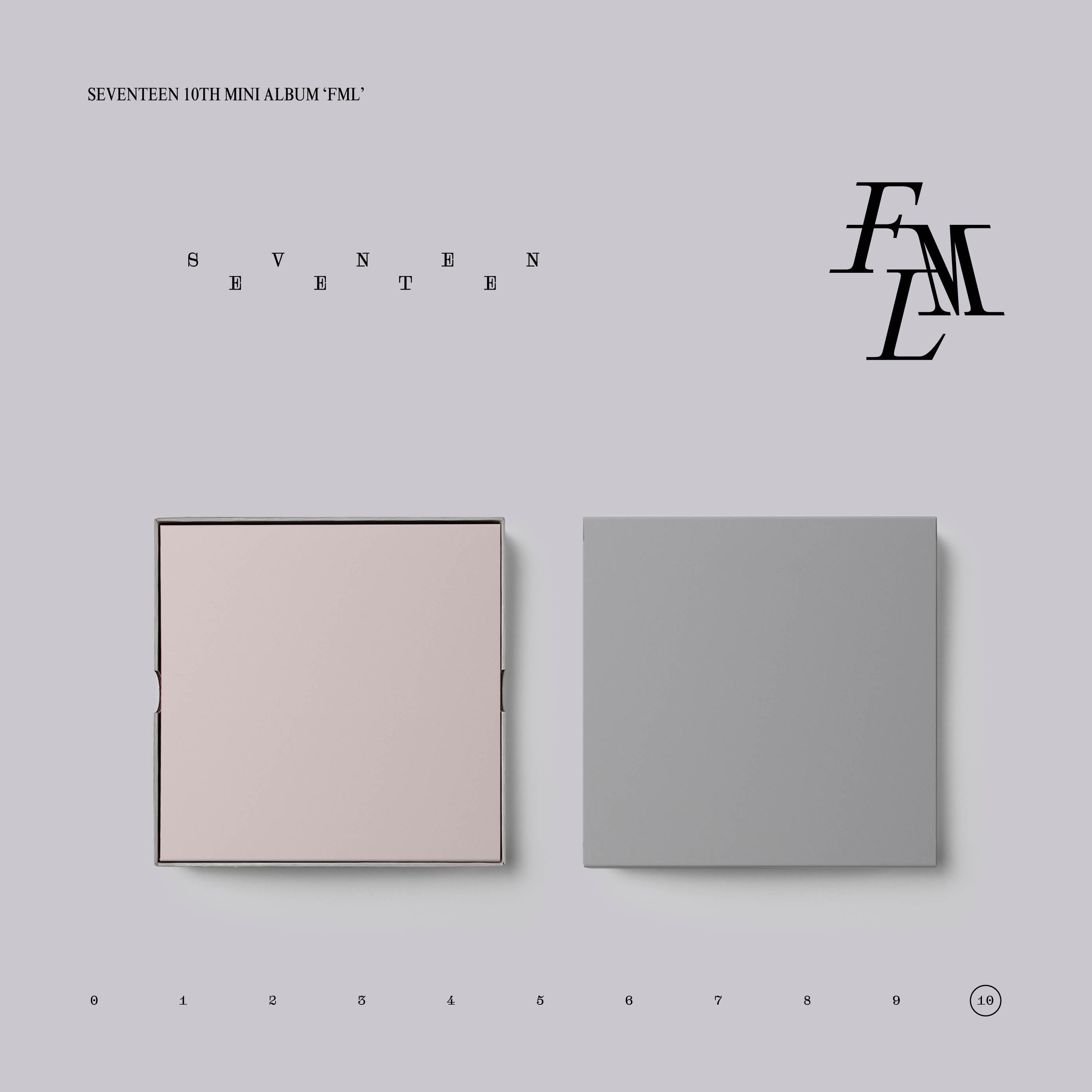 [拆卡专 无特典] SEVENTEEN - 10th Mini Album [FML] (CARAT Ver.)_尹净汉吧