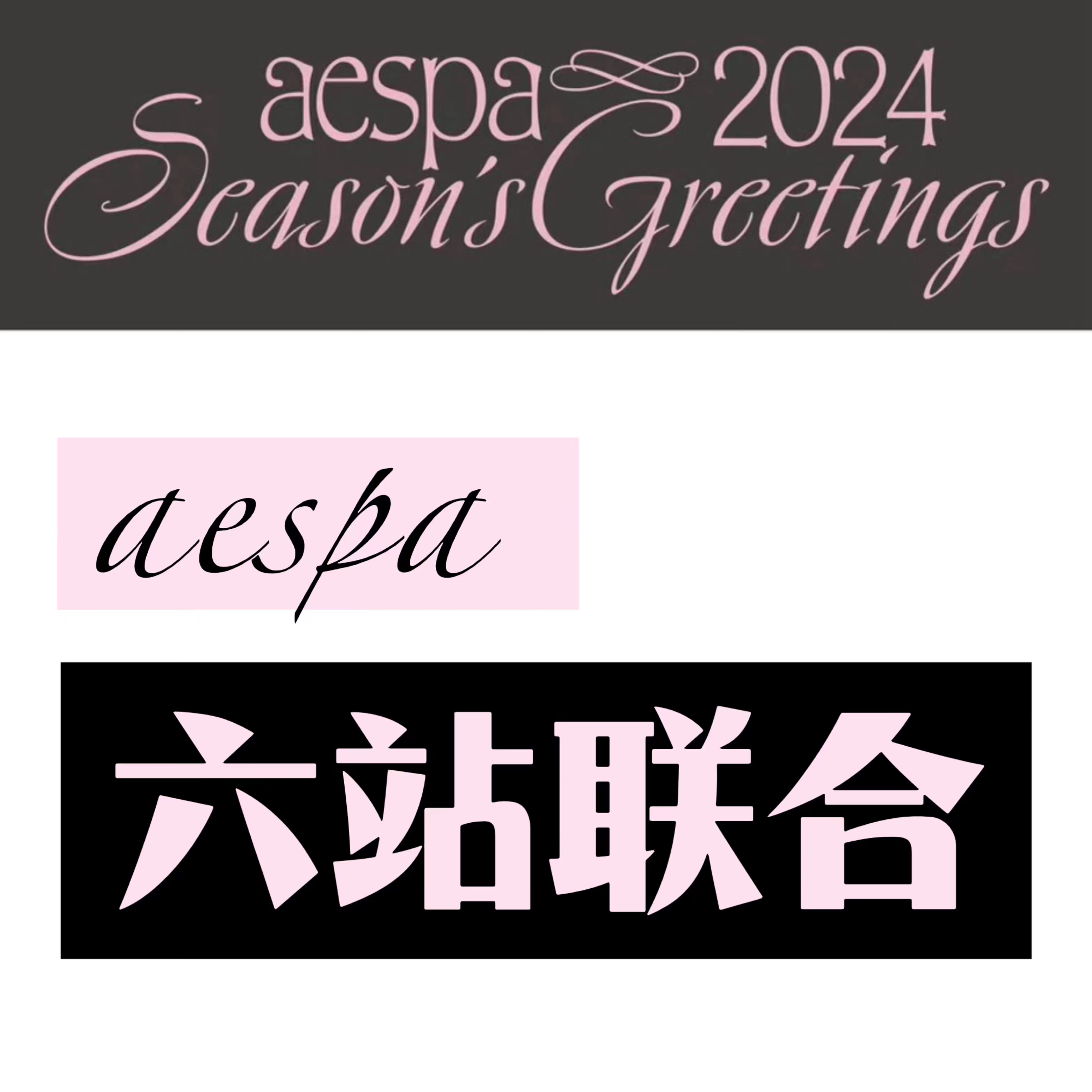 [全款] [aespa] 2024 SEASON'S GREETINGS_六站联合