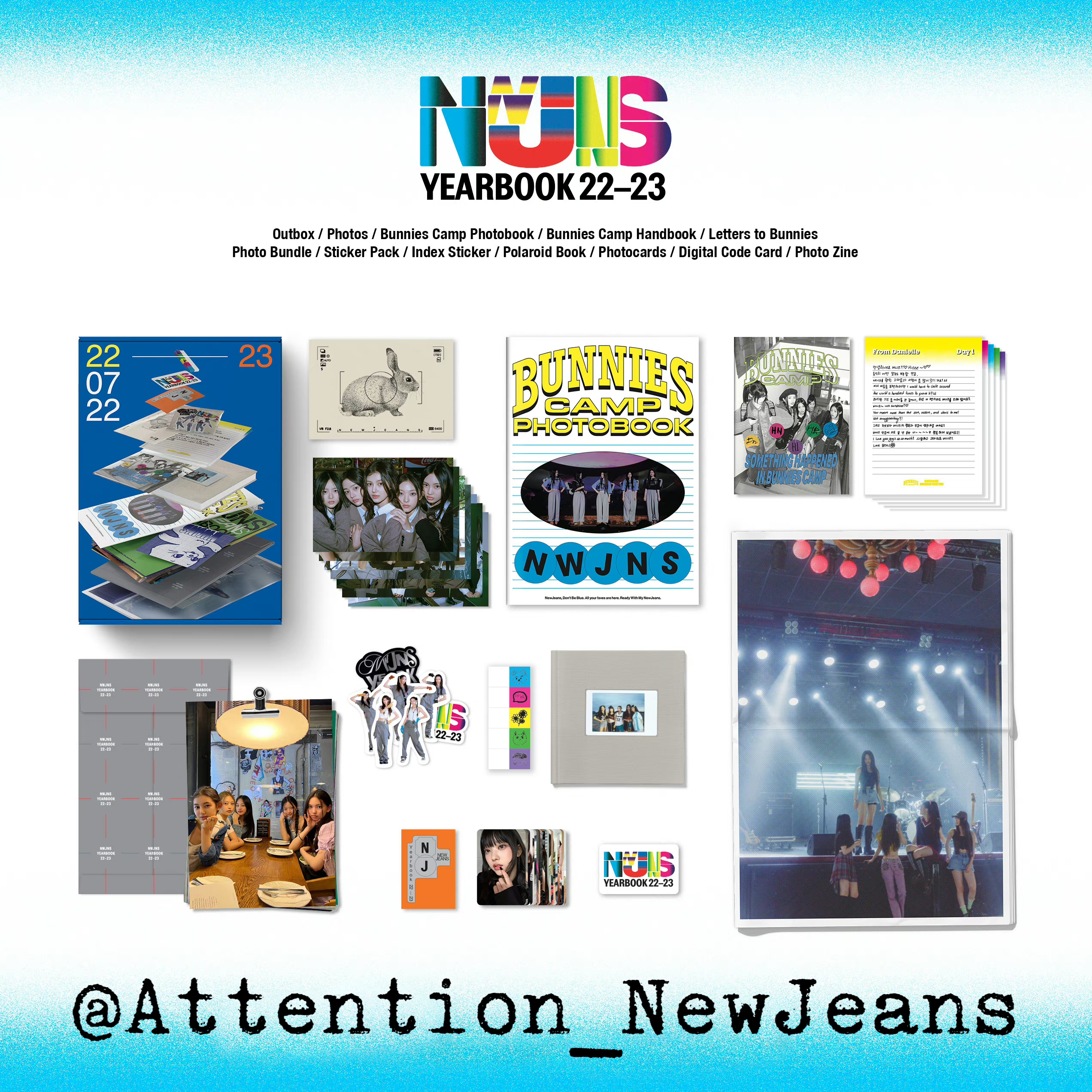 [全款] NewJeans - [NewJeans YearBook 22-23] _Attention_NewJeans