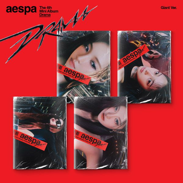 [拆卡专] [Online Lucky Draw Event] aespa - The 4th Mini Album [Drama] (Giant Ver.) (Random Ver.) **NON-REFUNDABLE**_宁艺卓吧