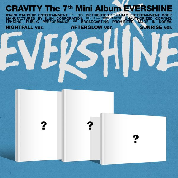 [拆卡专] CRAVITY - The 7th Mini Album [EVERSHINE] (Random ver.)_Mousse咸元进口蛋糕