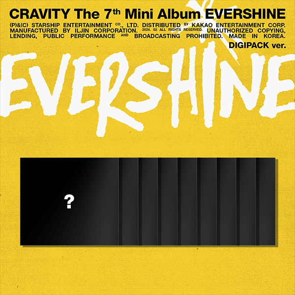 [拆卡专] CRAVITY - The 7th Mini Album [EVERSHINE] (DIGIPACK ver.) (随机版本)_Mousse咸元进口蛋糕