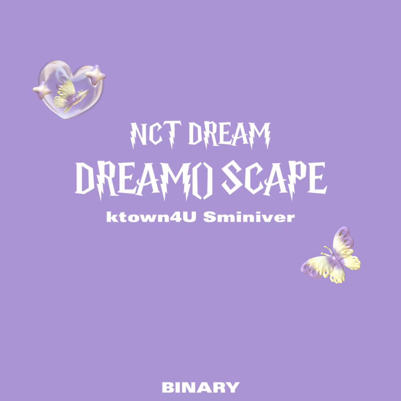 [全款 裸专] [7CD 套装] NCT DREAM - [DREAM( )SCAPE] (SMini Ver.) (Smart Album)_Binary_诺民博物志