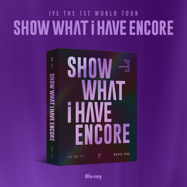 [新商品不拆卡 粉丝团发货 备注特典成员] IVE - THE 1ST WORLD TOUR [SHOW WHAT I HAVE ENCORE] Blu-ray _宥元命运站