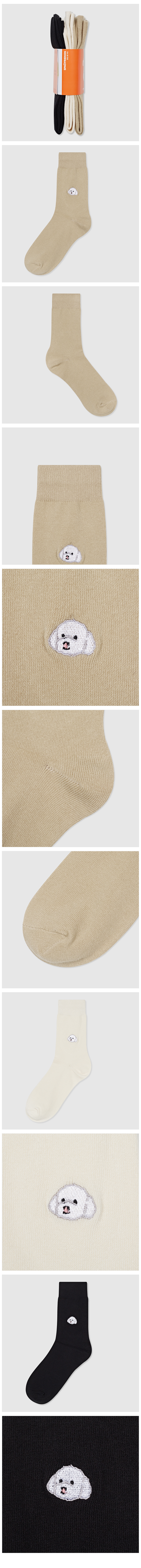 스파오(SPAO) (태민) 6v6 양말 3팩_SPMAB49U26