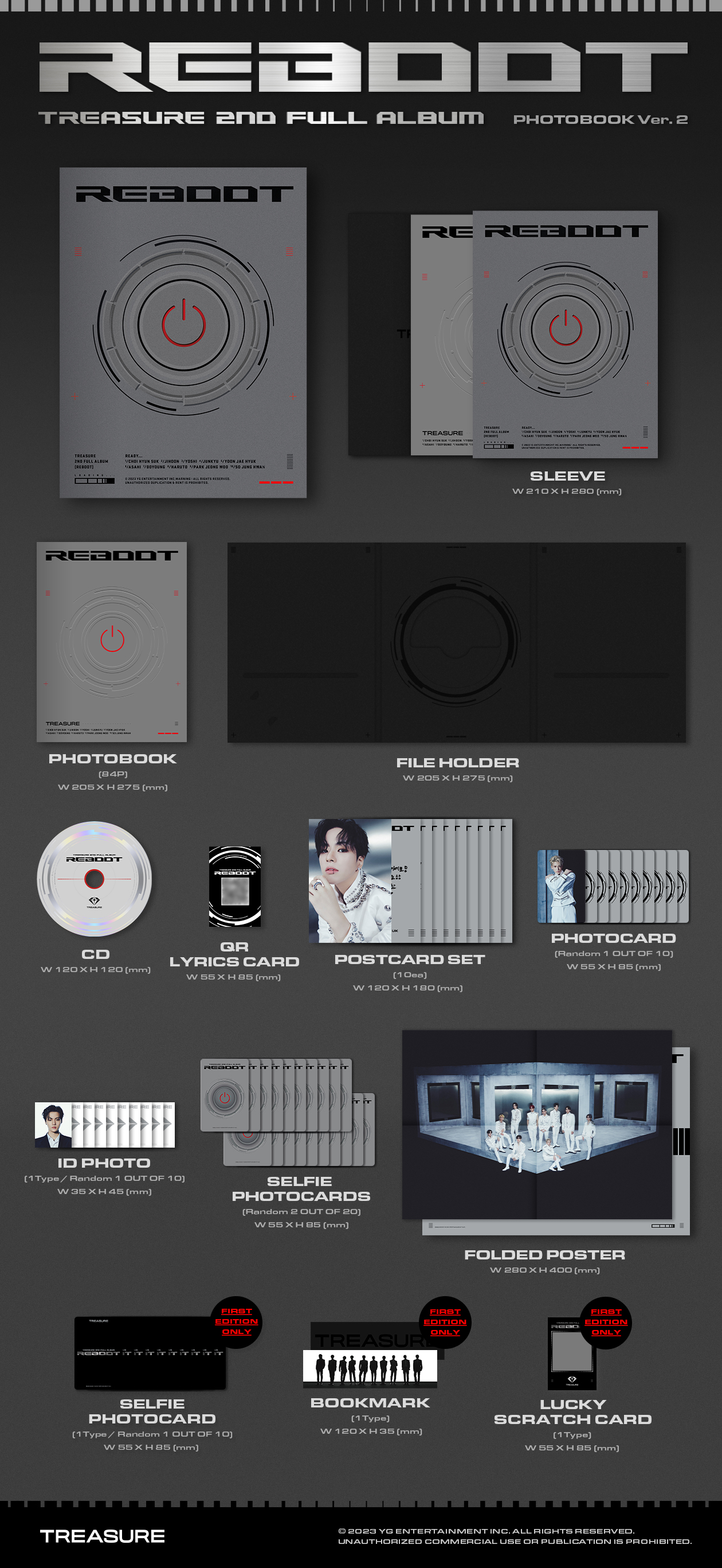 ktown4u.com : TREASURE - 2ND FULL ALBUM [REBOOT] PHOTOBOOK VER