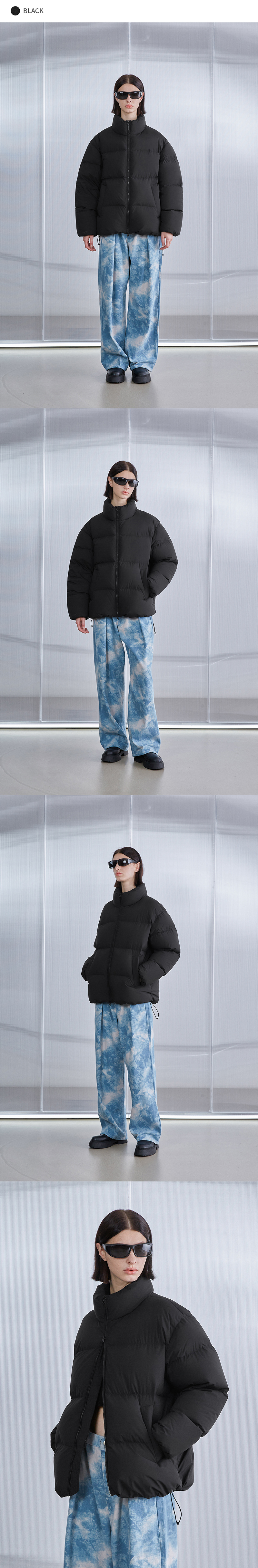 [CODEGRAPHY]★RDS Utility Duck Down Puffa Short Padding CODEGRAPHY | (Women) RDS glossy duck down puffa short