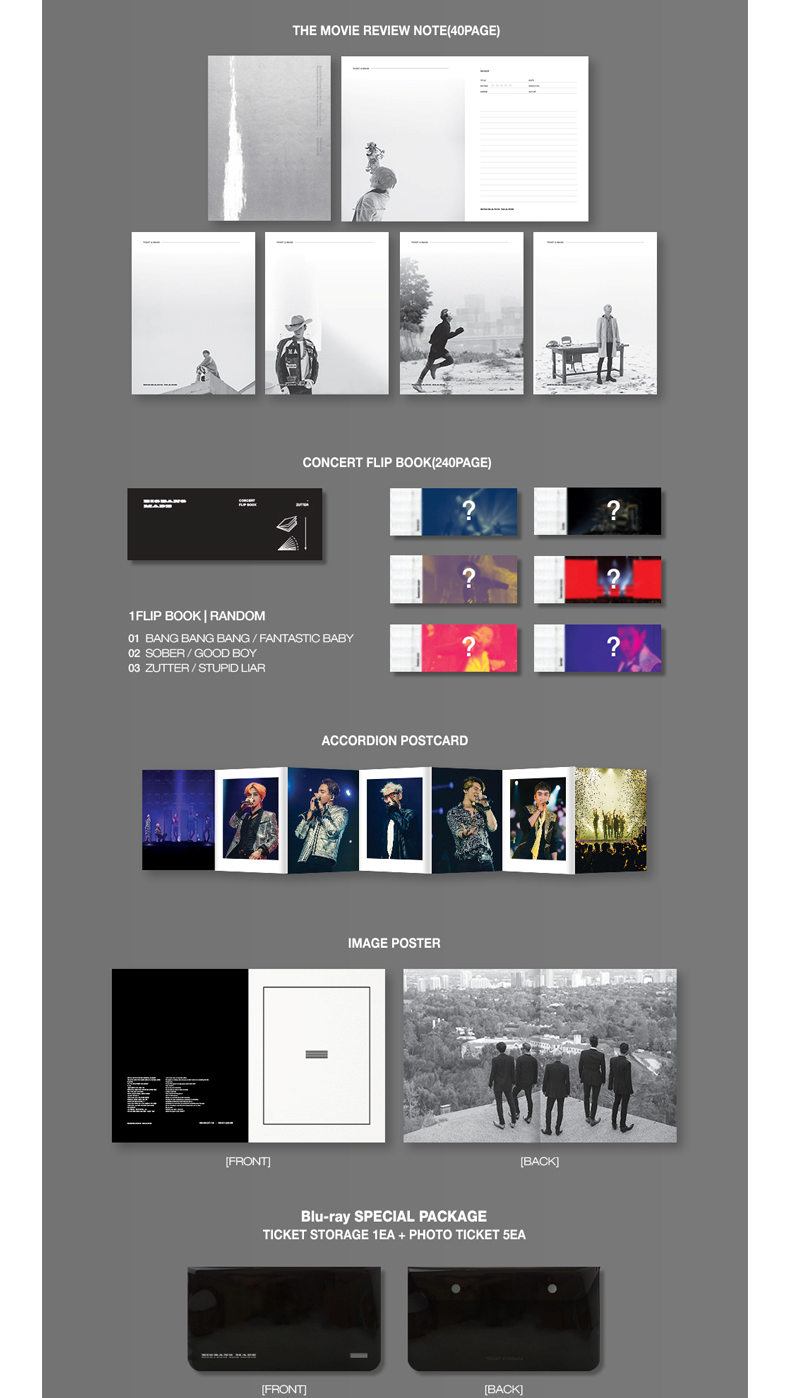 [Blu-Ray] BIGBANG - BIGBANG10 THE MOVIE BIGBANG MADE Blu-ray FULL PACKAGE BOX (LIMITED EDITION)