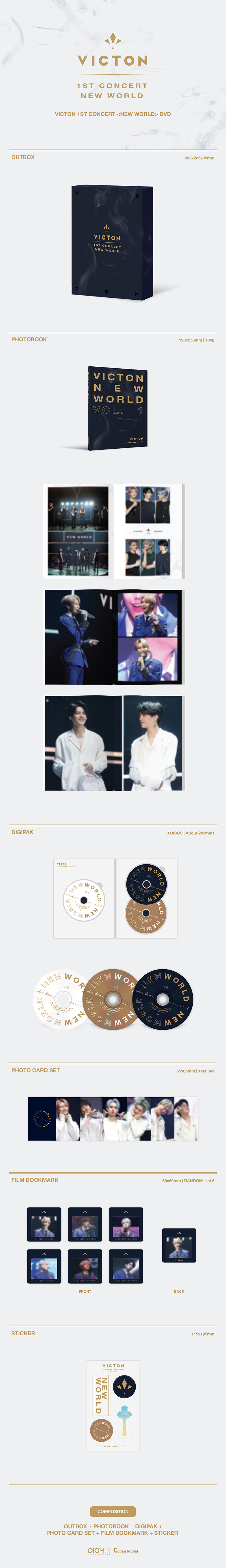 かわいい新作 CONCERT 1ST VICTON - VICTON [DVD] : ktown4u.com [NEW DVD WORLD] K-POP・アジア