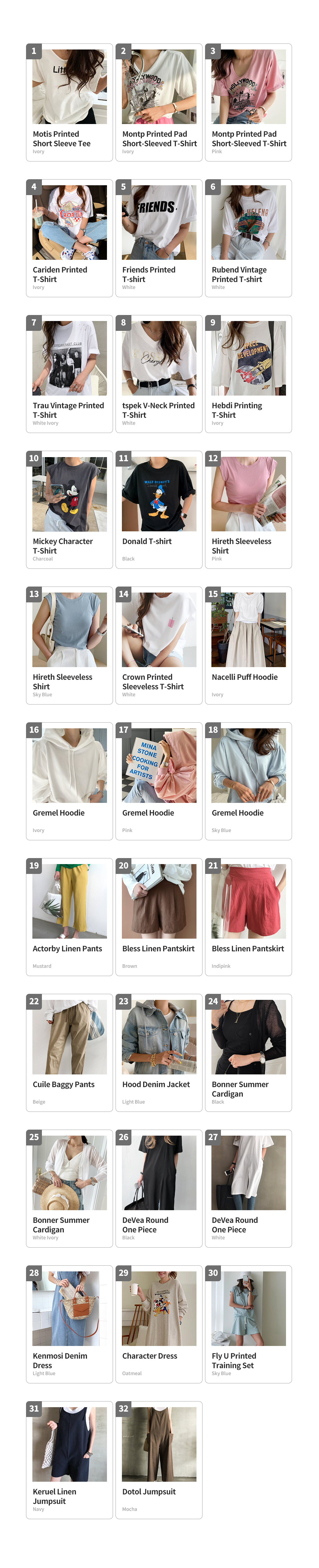 ktown4u.com : Best Top/Jacket/Cardigan/Dress [32Styles]