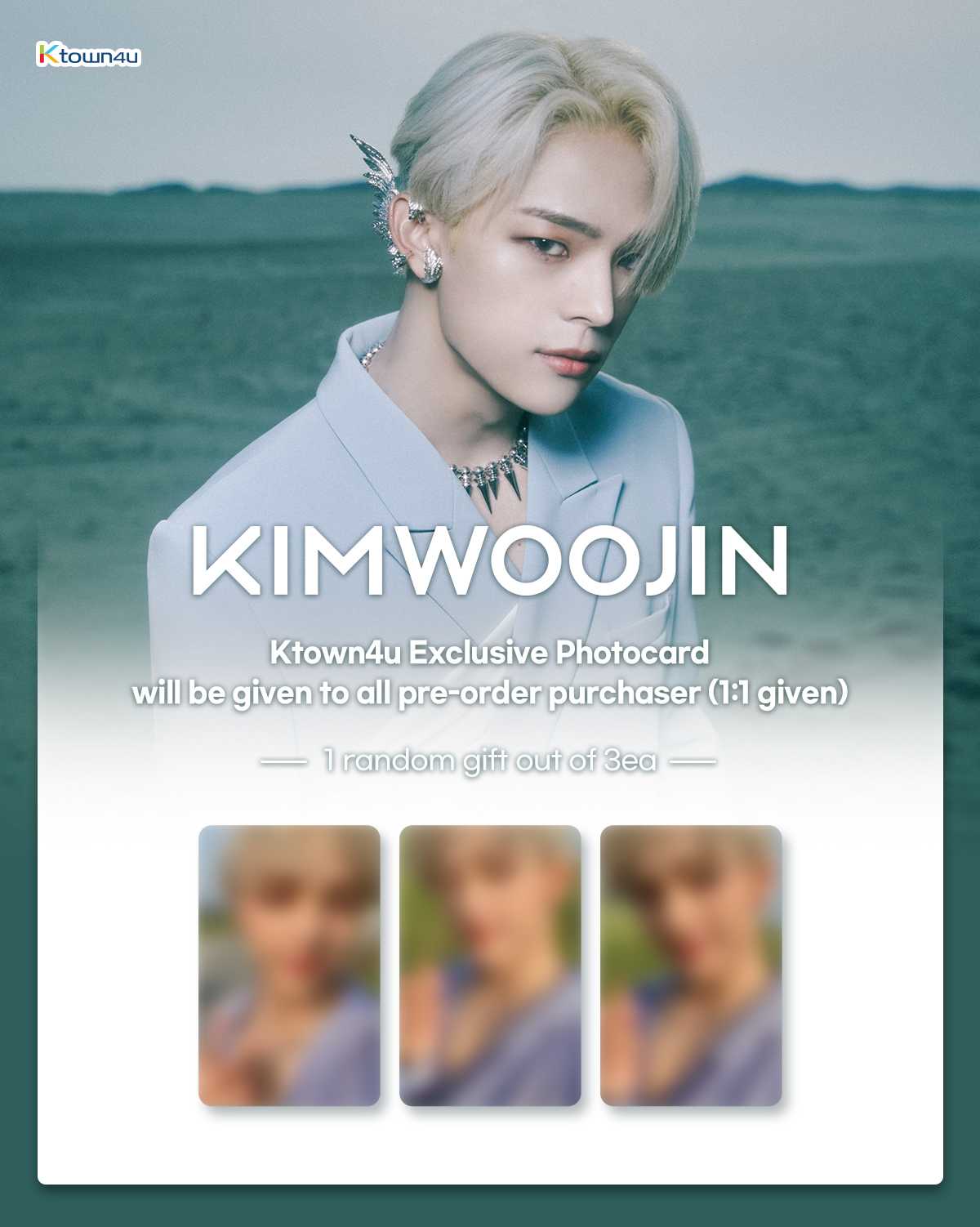ktown4u.com : KIM WOO JIN - 1st Mini Album [The moment : 未成年, a