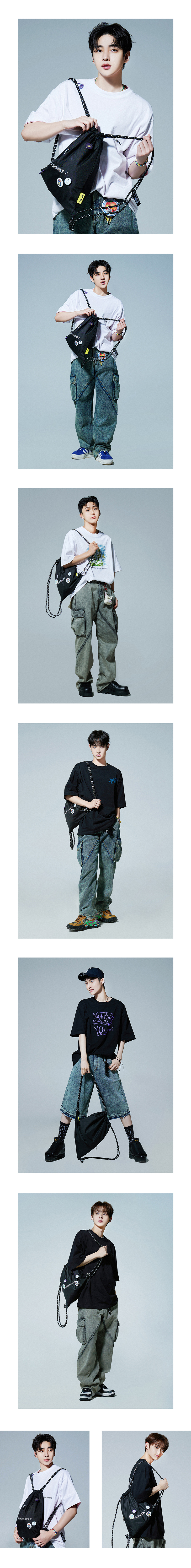 ktown4u.com : HOLYNUMBER7 X DKZ BLACK BAG